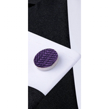 Funki Buys | Neckties | Men's 3 Pcs Elegant Purple Tie Set