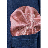 Funki Buys | Neckties | Men's 4 Pcs Salmon Pink Striped Tie Set