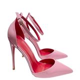 Women's Baby Pink Patent High Stilettos - Baby Pink - 12cm Stilettos - 46 B - Genuine Patent Leather - image 3