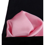 Funki Buys | Neckties | Men's 4 Pcs Luxury Pink Formal Tie Set