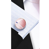 Funki Buys | Neckties | Men's 3 Pcs Pink Navy Geometric Tie Set