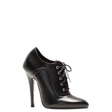 Women's Vintage Style 5.5 Inch Ankle Boot - Black - Matte Boots - 15 B - PU Leather - image 3