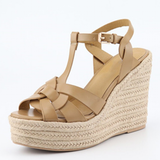 Women's Cross Plait High Wedge Sandals - Pink - Wedge Plait Sandals - 43 B - PU Leather - image 28