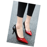 Women's Gradient Two Toned High Heels - Gray - 1 / 10cm Heels - 9 B - PU Leather - image 8