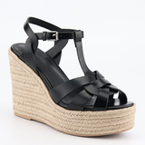 Women's Cross Plait High Wedge Sandals - Pink - Wedge Plait Sandals - 43 B - PU Leather - image 23