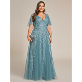 Funki Buys | Dresses | Women's Long Sequin Lace Formal Dress