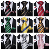 Men's 3 Pcs Premium Silk Tie Sets - MJ-7736 - One Size - Silk/Polyester - image 33