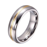 Men's Women's Stunning Engagement Ring - Gold/Silver - Unisex Wedding Band - 13 - Tungsten Carbide - image 4