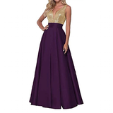 Women's Custom Satin Evening Dress - Salmon - Satin Dress - Satin - image 14