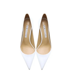 Women's White Patent Leather Stilettos - White - 1 / 12cm Heel - 46 B - Genuine Patent Leather - image 8