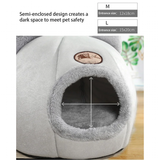 Cat Beds Cozy Sweet Pink Cave House - Pink - XL 40x40x40cm - Plush - image 34