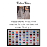 Women's Luxury Custom Ball Gown - Custom Color - Ball Gown - 20W - Satin - image 11