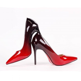 Women's Gradient Two Toned High Heels - Gray - 1 / 10cm Heels - 9 B - PU Leather - image 2