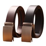 Men's Leather Handmade Automatic Belts - Black - Men's Belt - 135cm - Genuine Leather - image 1
