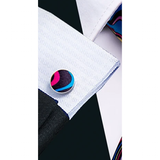 Funki Buys | Neckties | Men's 3 Pcs Vibrant Swirls Formal Tie Set