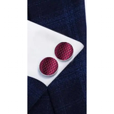 Funki Buys | Neckties | Men's 3 Pcs Burgundy Premium Tie Set