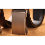 Men's Leather Handmade Automatic Belts - Black - Men's Belt - 135cm - Genuine Leather - image 13