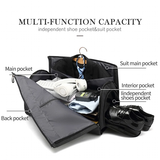 Duffle Bags Gym Travel Work Carry Bag - Grey - Style 1  With Shoes Pocket - Medium - Oxford Nylon - image 11