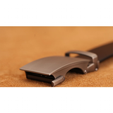 Men's Leather Handmade Automatic Belts - Black - Men's Belt - 135cm - Genuine Leather - image 15