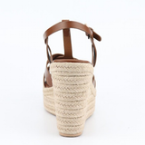 Women's Cross Plait High Wedge Sandals - Pink - Wedge Plait Sandals - 43 B - PU Leather - image 17