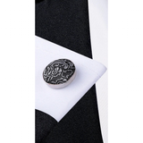 Funki Buys | Neckties | Men's 3 Pcs Formal Black Gray Tie Set