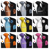 Funki Buys | Neckties | Men's 5 Pcs Luxury Formal Silk Tie Sets
