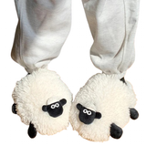 Unisex Cute Sheep Slippers - White - Sheep Slippers - 36-37 - Plush - image 1