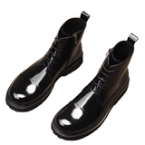 Men's High Quality Leather Chelsea Boots - Black - 1 / Patent / Dress Boots - 45 B - Genuine Leather - image 1