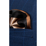 Funki Buys | Neckties | Men's 3 Pcs Bronze Striped Tie Set