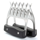 Stainless Steel Wood Meat Claws - Brown - 2pcs Meat Claws - Medium - Stainless Steel/Wood - image 23