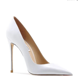 Women's White Patent Leather Stilettos - White - 1 / 12cm Heel - 46 B - Genuine Patent Leather - image 7