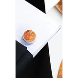 Funki Buys | Neckties | Men's 3 Pcs Orange Floral Formal Tie Set