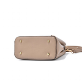 Handbags Women's Luxury Two Toned Bags - Beige - Handbag - Small - PU Leather - image 11