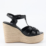 Women's Cross Plait High Wedge Sandals - Pink - Wedge Plait Sandals - 43 B - PU Leather - image 25