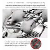 Long Handled Dessert Spoons 4 Pcs - Multi Color - 4Pcs Set - Long - Stainless Steel - image 7