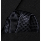 Funki Buys | Neckties | Men's 3 Pcs Luxury Black Silk Tie Set