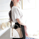 Handbags Women's Luxury Two Toned Bags - Beige - Handbag - Small - PU Leather - image 27