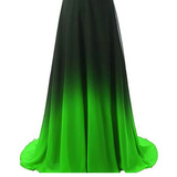Women's Gradient Chiffon Cocktail Dress - Black/Multi - Dress - 26W - Polyester/Chiffon - image 7