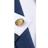Funki Buys | Neckties | Men's 3 Pcs Golden Floral Silk Tie Set