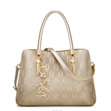 Handbags Women's Luxury Crossbody Bag - Gold - 1 - 999002F1O - Handbag - Small - PU Leather - image 2