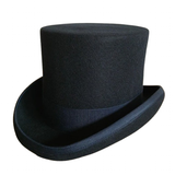 Men's Handcrafted Luxury Formal Top Hats - Gray - Hat 15cm - S(55cm) - Wool - image 29
