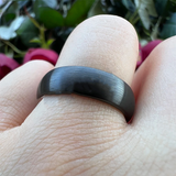 Tungsten Brushed Bands 8mm 6mm - Black - Wedding Band 8mm - 13 - Tungsten - image 8