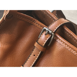 Handbags Women's Cobbler Leather Bag - Brown - Shoulder Bag - Large - Genuine Leather - image 13