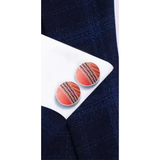 Funki Buys | Neckties | Men's 3 Pcs Salmon Pink Striped Tie Set