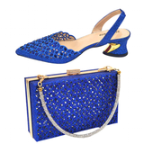 Women's Luxury Venus Chan Shoe Bag Set - Royal Blue - 1 - Set - Bag and Shoes - 43 B - PU Leather - image 50