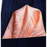 Men's 3 Pcs Soft Salmon Striped Tie Set - Salmon - Necktie / 3804 - One Size - Polyester - image 3
