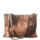 Handbags Women's Cobbler Leather Bag - Brown - Shoulder Bag - Large - Genuine Leather - image 1
