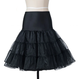 Women's Rockabilly Swing Halter Dress - Black - Pettiskirt - XXL - Polyester - image 20