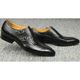 Men's Luxury Leather Formal Dress Shoe - Black - Men's Dress Shoe - 47 B - Genuine Leather - image 16