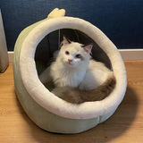Funki Buys | Pet Beds | Cat Bed Warm Cozy Kitten Cat Cave - Pink - Rabbit / Cat Cave Bed / L / Plush - image 18